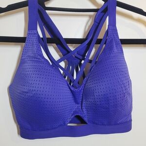VSX 34D Women's Purple Strappy Sports Bra